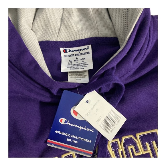 Champion hoodie University of Washington purple Size L - Picture 14 of 16